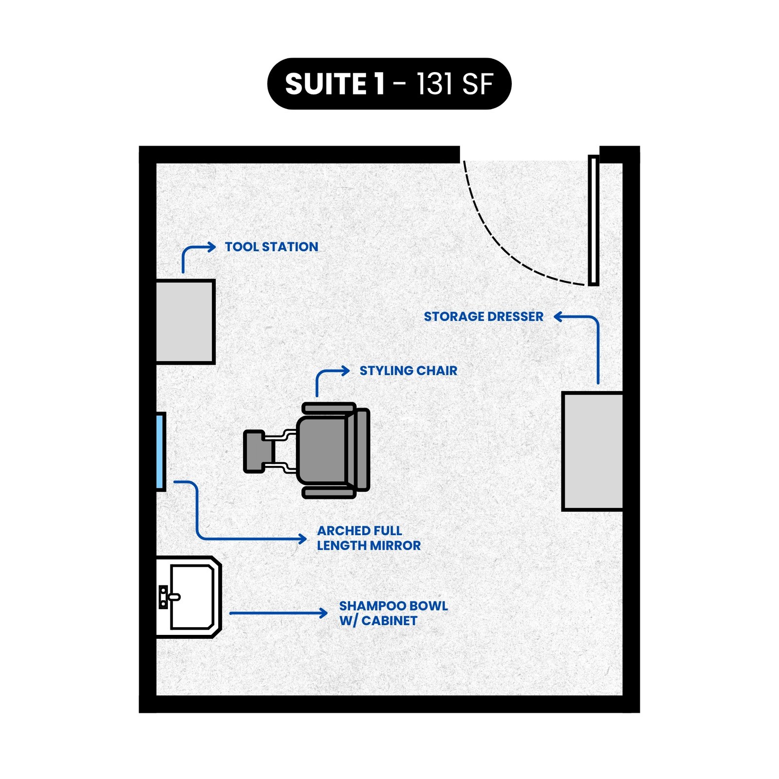Suite 101 Floorplan