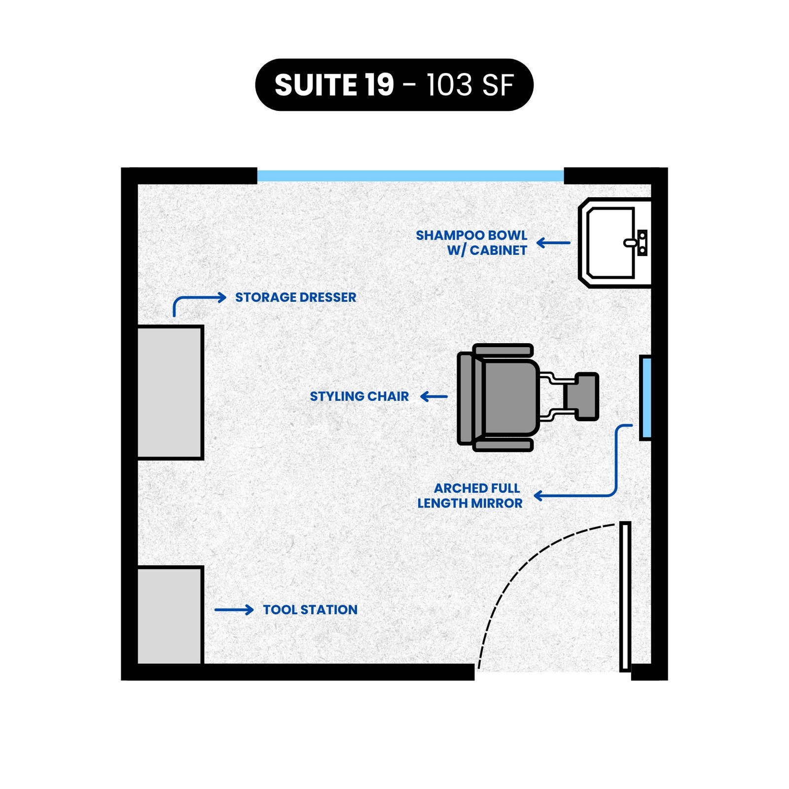 Suite 101 Floorplan