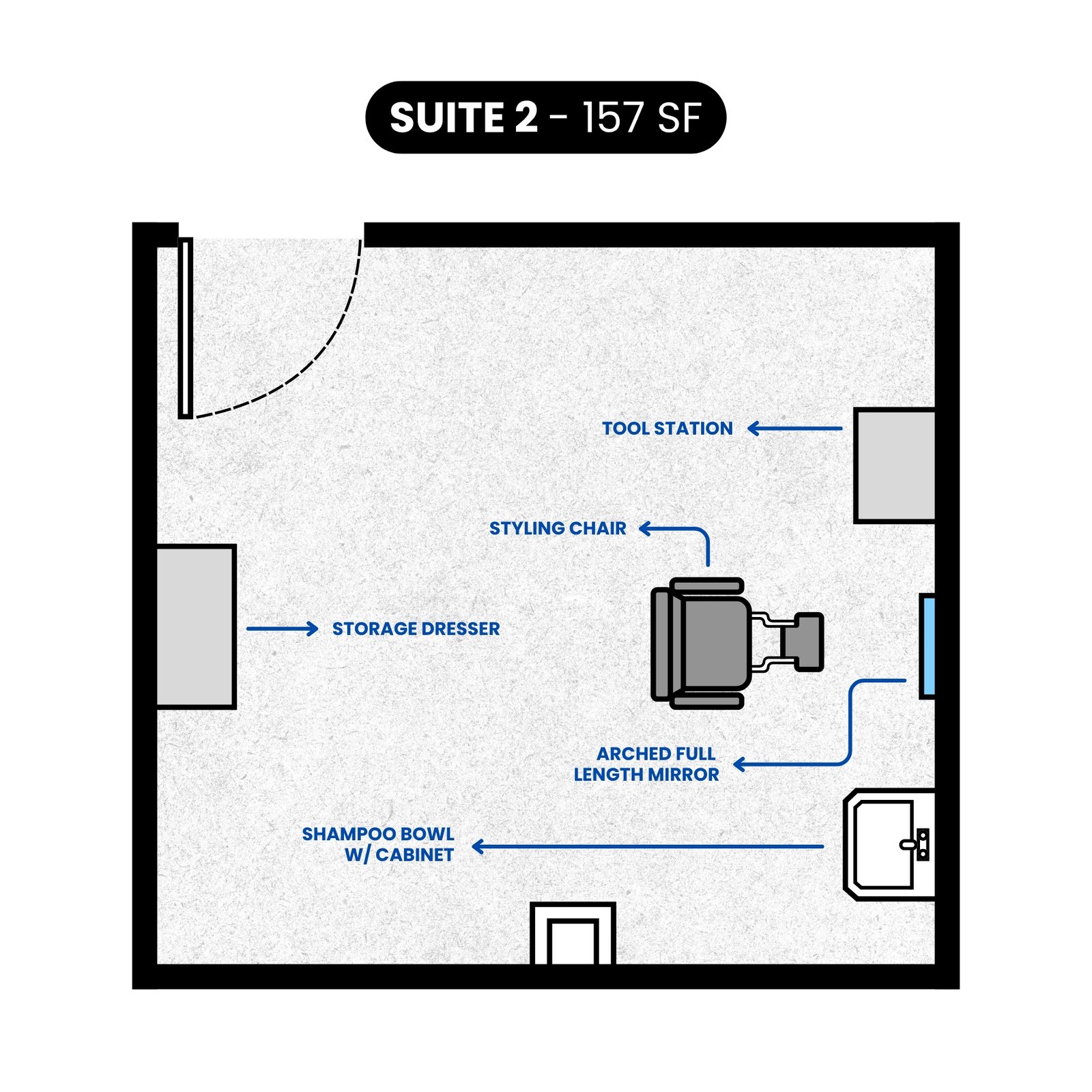 Suite 101 Floorplan