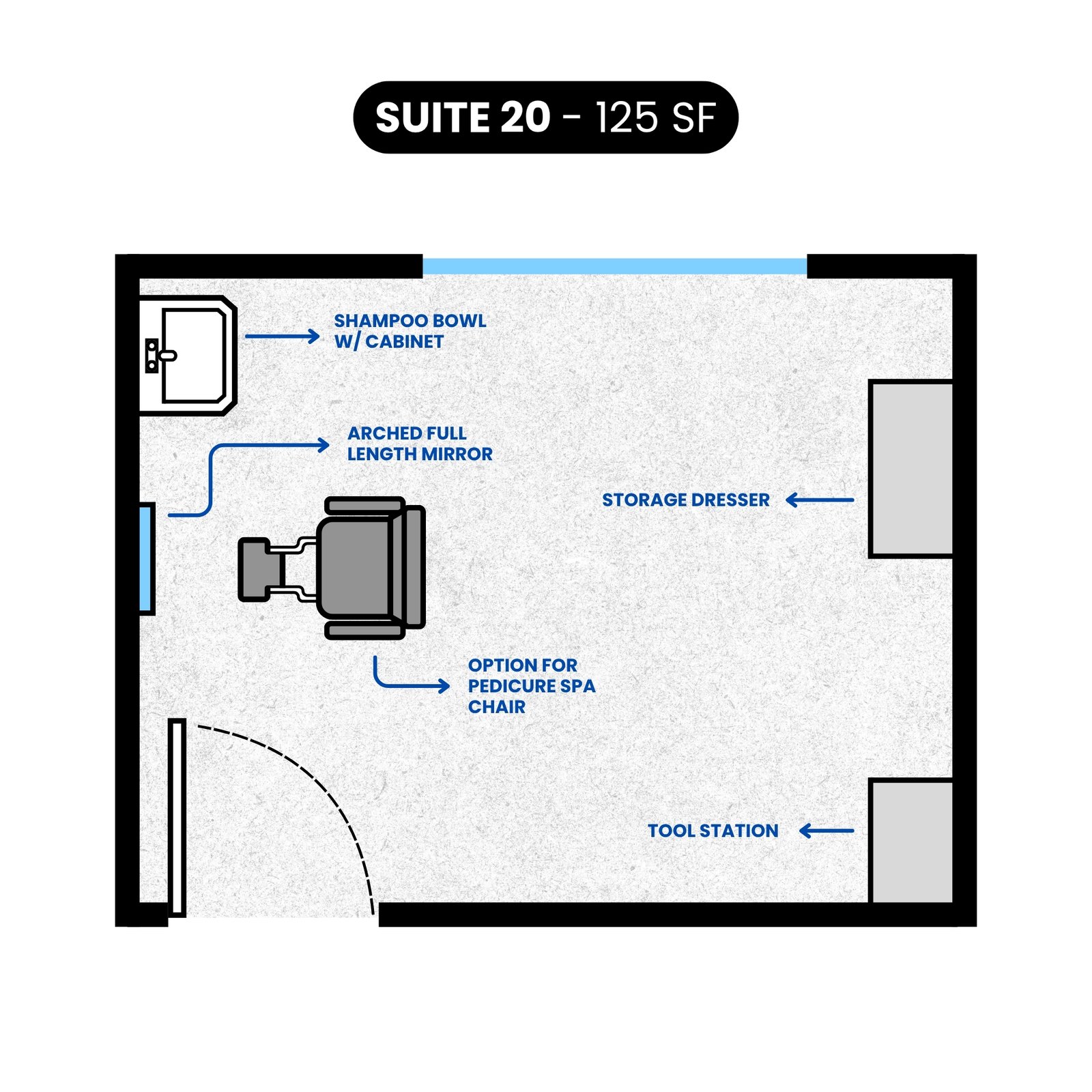 Suite 101 Floorplan