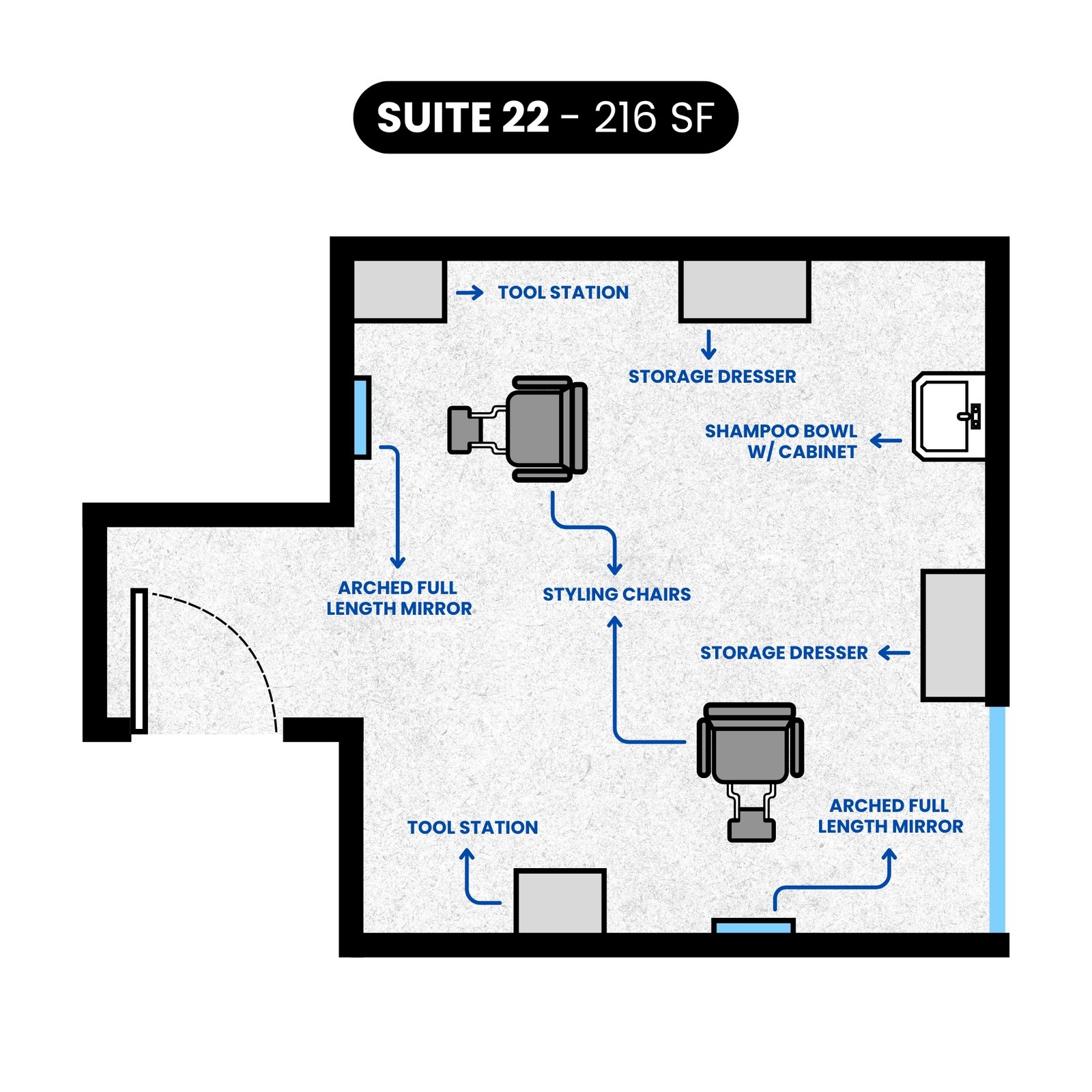 Suite 101 Floorplan