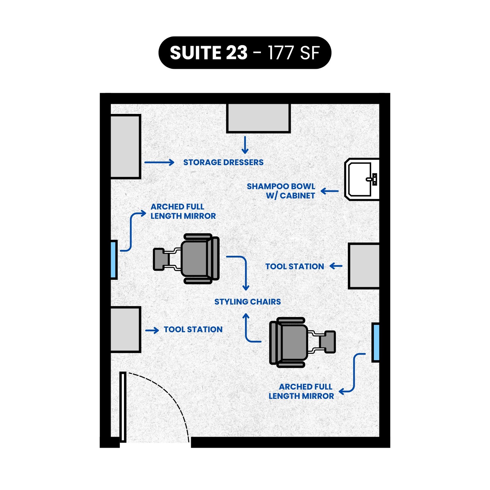 Suite 101 Floorplan