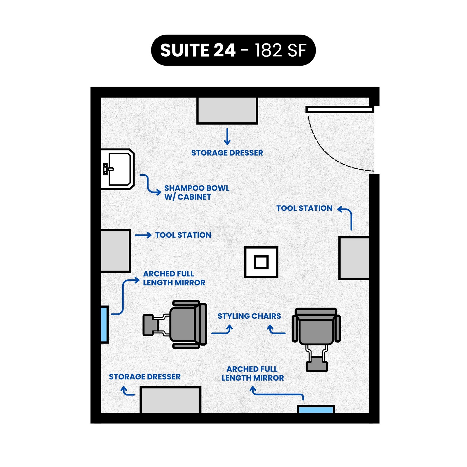 Suite 101 Floorplan