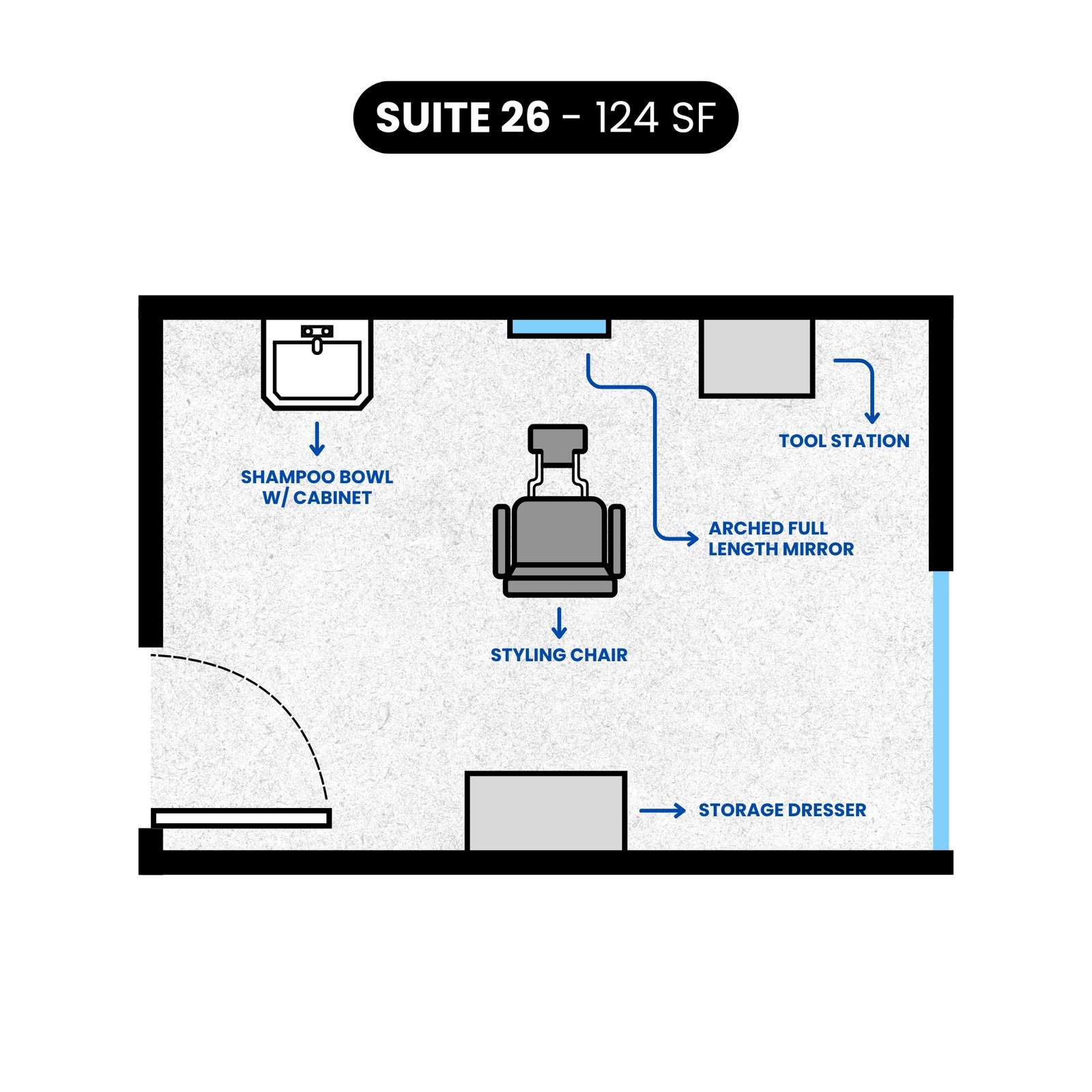 Suite 101 Floorplan