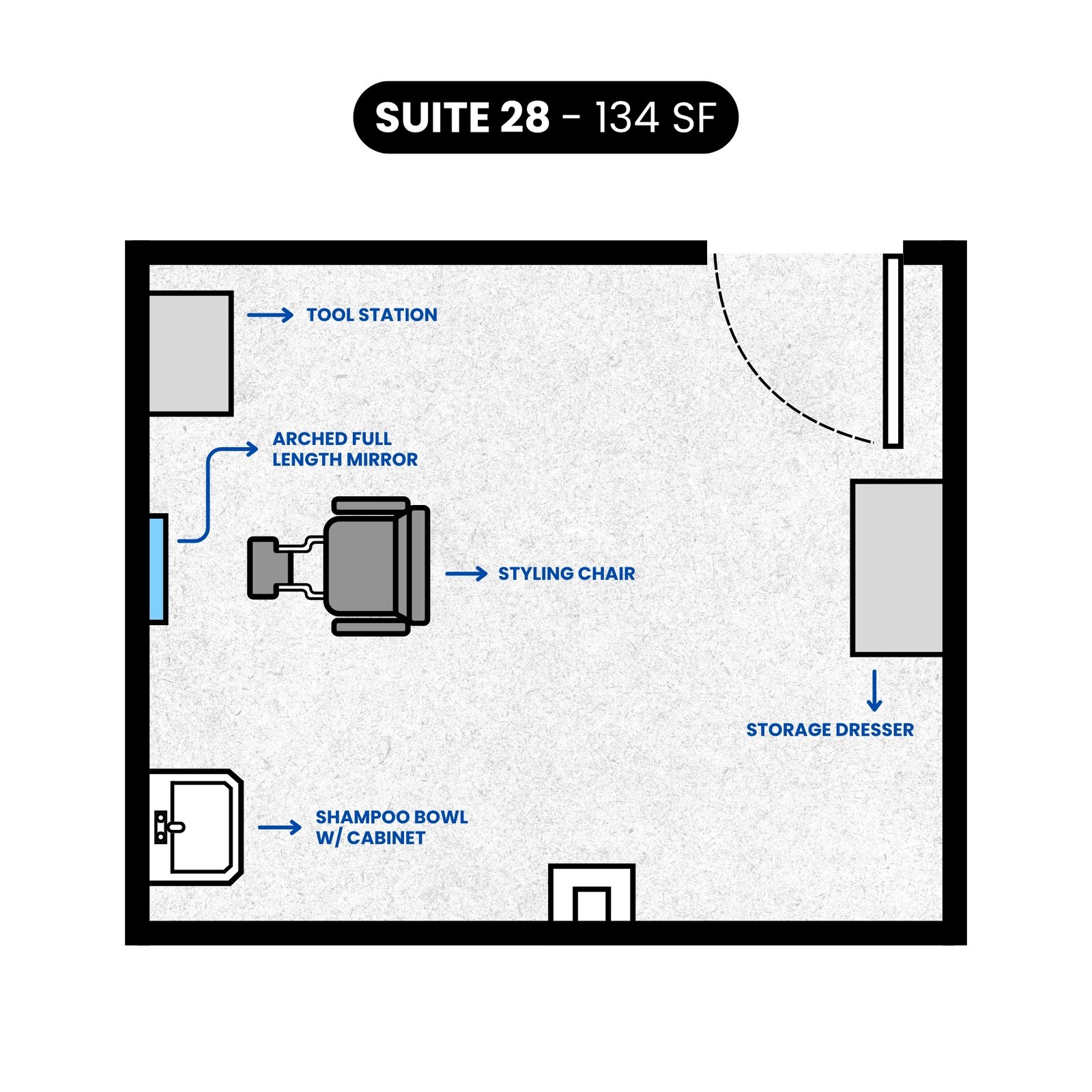 Suite 101 Floorplan
