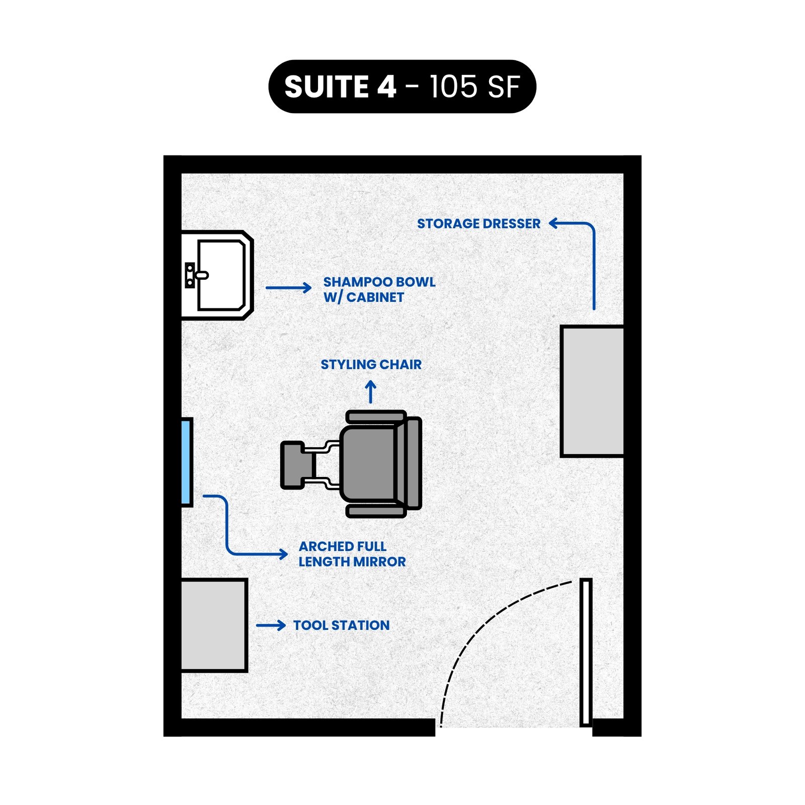 Suite 101 Floorplan