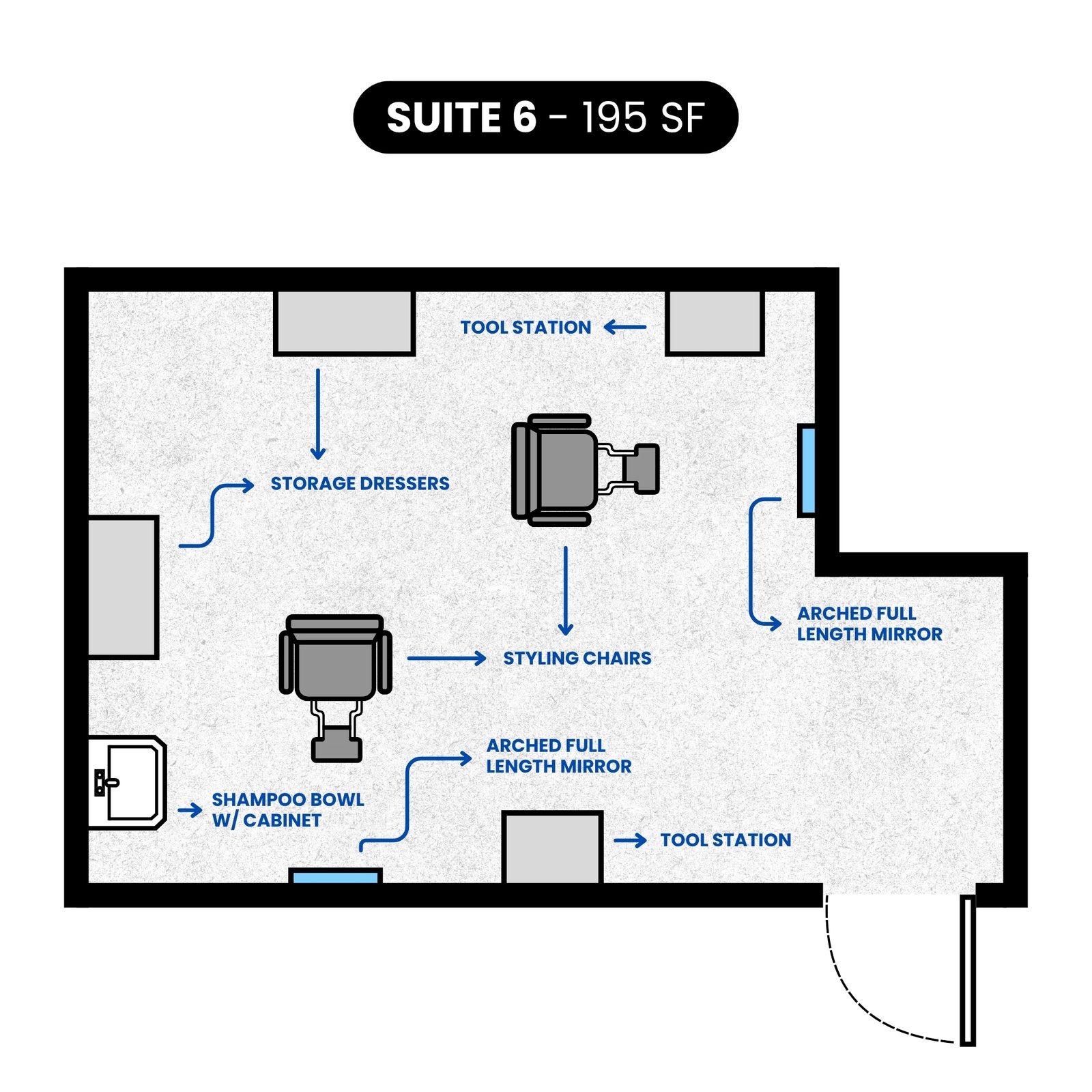 Suite 101 Floorplan